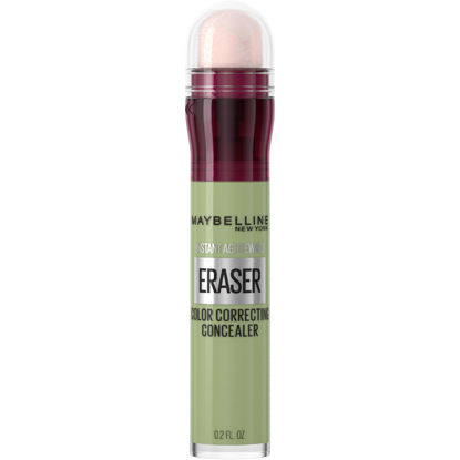 Picture of Maybelline Instant Age Rewind Instant Eraser Color Correcting Concealer, Crease-Resistant Coverage, Up to 12HR Moisturizing Wear, Green Color Corrector, 151, 1 Count