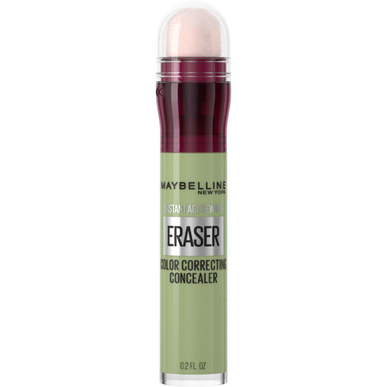 Picture of Maybelline Instant Age Rewind Instant Eraser Color Correcting Concealer, Crease-Resistant Coverage, Up to 12HR Moisturizing Wear, Green Color Corrector, 151, 1 Count
