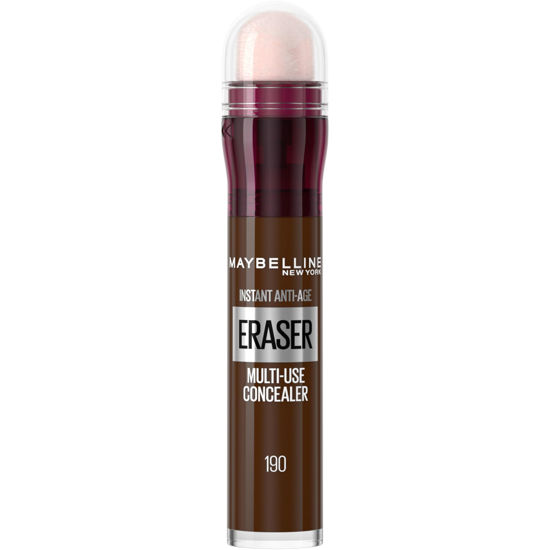 Picture of Maybelline Instant Age Rewind Instant Eraser Multi-Use Concealer, Crease-Resistant Coverage, Up to 12HR Moisturizing Wear, 190, 1 Count