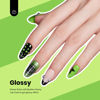 Picture of Beetles Green Gel Nail Polish, 15ml Forest Green Lime Green Gel Nail Polish Solid Color Soak Off LED UV Lamp Decoration Manicure Art Design Salon at Home DIY Spring Gel Valentines Gift for Women