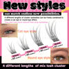 Picture of FANXITON Lash Clusters Kit Wispy Lashes Clusters Kit Natural C Curl Lash Extensions Kit 280 Pcs Eyelash Clusters Kit with Lash Bond and Seal Tweezers Individual Lashes Kit