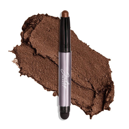 Picture of Julep Eyeshadow 101 Crème-to-Powder Waterproof Eyeshadow Stick - Cocoa Shimmer - Long-Lasting, Crease-Proof, Rich Brown Shimmer Eyeshadow with Built-in Smudger