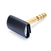 Picture of Safety Razor Head Protecting Leather Cover, Genuine Cowhide Leather Double Edge Safety Razor Case Accessories for Travel, Butterfly Razor Case (Black)