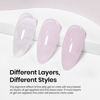 Picture of Beetles Jelly Gel Nail Polish, 15ml Nude Light Pink Purple Jelly Gel Polish 1 Pcs Creamy Nude Neutral Nail Polish Soak Off Nail Art Manicure Salon DIY Uv Nail Lamp Gel Nail Design Valentine's Day Gift