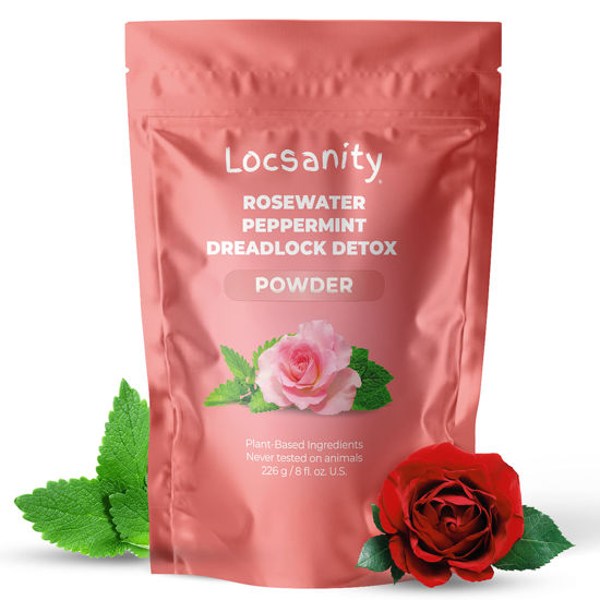 Picture of Locsanity Dreadlock Hair Scalp Detox - Deep Clean Dreadlock Powder, Cleansing Conditioner - Natural Hair Cleanser for Build Up - ACV Alternative, Loc Care and Maintenance Products