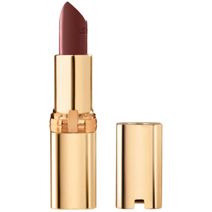Picture of L’Oreal Paris Colour Riche Original Creamy, Hydrating Satin Lipstick with Argan Oil and Vitamin E, Worth It Intense, Rich Brown Lipstick, 1 Count