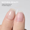 Picture of GAOY Nude Jelly Gel Nail Polish, 16ml Sheer Translucent Netural Soak Off Gel Polish, UV Light Cure for Nail Art DIY at Home, 2909 Elegance Tone