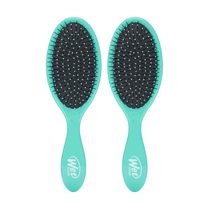 Picture of Wet Brush Original Detangler Hair Brush, Amazon Exclusive Aqua- Ultra-Soft IntelliFlex Bristles-Detangling Hairbrush Glides Through Tangles - All Hair Types (Wet & Dry Hair) - Women & Men (Pack of 2)