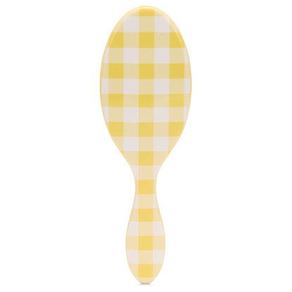 Picture of Wet Brush Original Detangler Hair Brush, Golden Gingham (Coastal Charm) - Ultra-Soft IntelliFlex Bristles - Detangling Brush Glides Through Tangles For All Hair Types (Wet Dry & Damaged) - Women & Men