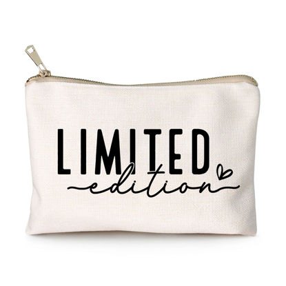 Picture of Limited Edition Makeup Bag Gift You Are Enough Cosmetic Bag Positive Quote Carry Bag Mental Health Positive Motivational Travel Bag Limited Edition Self Love Sister Pouch