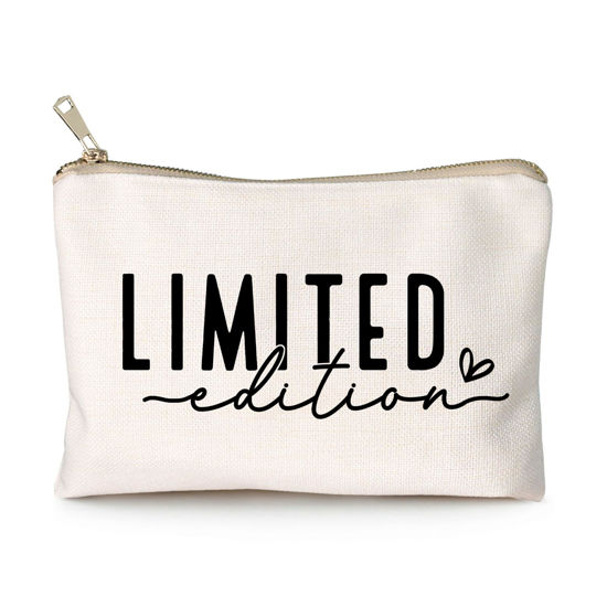 Picture of Limited Edition Makeup Bag Gift You Are Enough Cosmetic Bag Positive Quote Carry Bag Mental Health Positive Motivational Travel Bag Limited Edition Self Love Sister Pouch