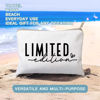 Picture of Limited Edition Makeup Bag Gift You Are Enough Cosmetic Bag Positive Quote Carry Bag Mental Health Positive Motivational Travel Bag Limited Edition Self Love Sister Pouch
