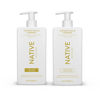 Picture of Coconut & Turmeric Shampoo and Conditioner Contain Naturally Derived Ingredients | All Hair Types, Color & Treated, Fine to Dry Damaged, Sulfate & Dye Free - 2-Pack