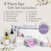 Picture of Lizush Luxury Spa Gifts for Women - 9 Piece Lavender Valentines Day Gifts for Her, Gift Baskets for Women, Body Care Set for Mom, Birthday Box For Women, Self Care Spa Kit For Wife - Handmade In The USA