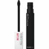 Picture of Maybelline SuperStay Matte Ink Liquid Lipstick, Long Lasting High Impact Color, Up to 16H Wear, Thrill Seeker (Matte Black Lipstick)