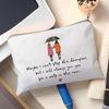 Picture of Maybe I Can't Stop The Downpour Cosmetic Bag, Tough Times Sister Gifts, Gift for Friend in Need, Friendship Support, Always Here for You, Makeup Case, Small Travel Bag, Bestie Gift