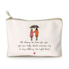 Picture of I'll Always Be Here For You Makeup Bag, Supportive Friend Gift, Friends Always, Best Friend Gifts, Soul Sister Gift Idea, Sister Cosmetic Bag, Small Gifts Bag, Gifts Case, Christmas Gift
