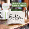 Picture of God is Still Writing Your Story Travel Bag Funny Christian Women of the Bible Makeup Bag Bible Quote Christian Quotes Scripture Makeup Pouch Linen Cotton Bag