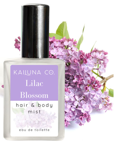 Picture of Lilac Blossom Natural Hair & Body Mist Spray, Pure Essential and Fragrance Oils, Alcohol-Free, Handmade in California, 0.5Fl Oz