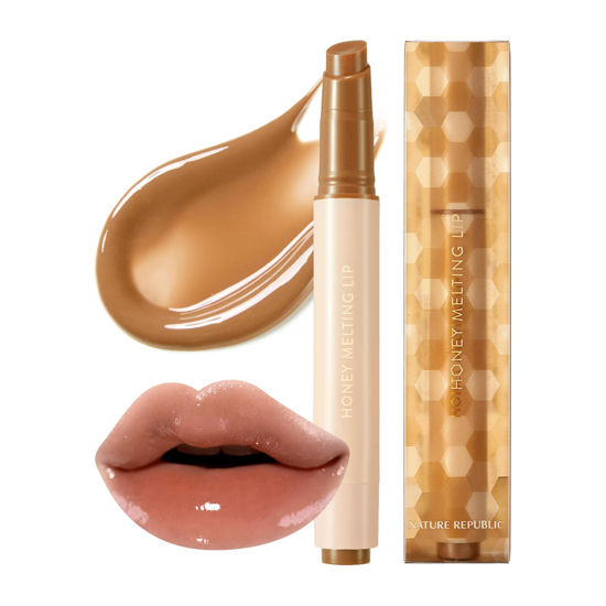 Picture of Nature Republic HONEY MELTING LIP (00 CHAI MILK TEA) SOFT LIP STICK,korean lip, Lip Gloss, Glow lip, glossy, lip balm, lip crayon, jelly gloss, lip pen, valentines day gifts, korean make up