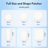Picture of Daolyo Large Acne Pimple Patches for Face, 6 Sizes 142 Counts XL Hydrocolloid Patches for Face, Forehead, Chin, Nose, Body, Neck & Chest(Round, Oval, Moon, Square)