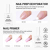 Picture of Beetles 4 Pcs 15ml Gel Top Coat and Base Coat Set with Nail Dehydrator and Primer,Professional Nail Prep Acid-Free & Hema-Free Dehydrate Bond Primer Set for Acrylic and Gel Nail Polish
