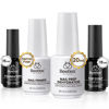 Picture of Beetles 4 Pcs 15ml Base Gel and Top Coat Kit with 20ml Nail Dehydrator and Primer, Professional Nail Prep Acid-Free & Hema-Free Dehydrate Bond Primer Set for Acrylic Nail Manicure Gift for Women