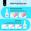 Picture of Beetles Nail Prep Dehydrator and Primer, 15ml Acid Free & Hema-Free Natural Nail Prep Dehydrate and Bond Primer for Acrylic Nail Manicure Gift Professional Salons Set