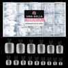 Picture of UNA GELLA Toe Nail Tips 504Pcs - Full Cover Matte Squavol Toe Nails Soft Gel Pre-file Gel x Toe Nail Tips For Toe Nail Extensions Home DIY Nail Salon Soak Off 15 Sizes