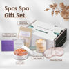 Picture of Natural Amor Handmade Spa Gift Set, Relaxing 5pcs Self Handmade Skin Care Sets Gift Package for Women, Birthday Gift, Natural Gift Idea,Spa Gifts for Women