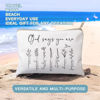 Picture of God Says You Are Cosmetic Bag, Christian Makeup Bag Bible Verse Floral Bible Verse Makeup Case for Women, Inspirational Cosmetic Bag, Sister Gifts, Affirmations Gifts (God says you are...)