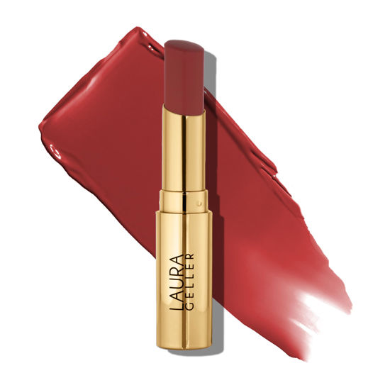 Picture of LAURA GELLER NEW YORK Jelly Balm Moisturizing Tinted Lip Balm - Brick House - Hydrating Vitamin E - Semi-Shine Finish