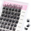 Picture of Individual Lashes 72 Cluster Lashes Mixed Tray Volume Eyelash Clusters DIY Lash Extension Kit Soft Lash Clusters Fluffy Mink Cluster Eyelash Extensions (03-0.07C, 9-16mm)
