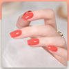 Picture of GAOY Orange Gel Nail Polish, 16ml Soak Off Gel Polish, UV Light Cure for Nail Art DIY Manicure at Home, 2446 Coral Orange