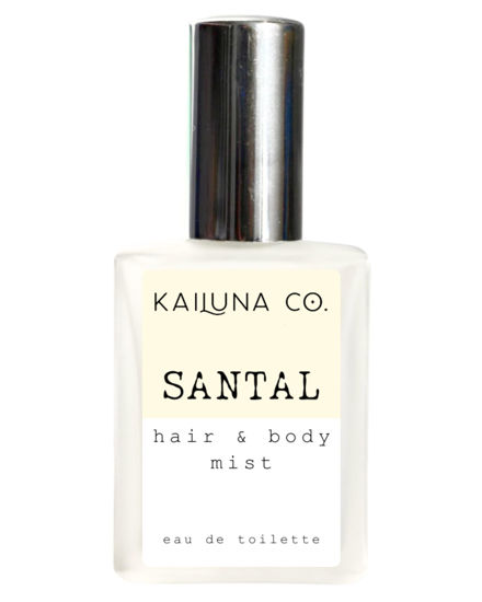 Picture of Santal Natural Hair & Body Mist Spray, Pure Essential and Fragrance Oils, Alcohol-Free, Handmade in California, 0.5Fl Oz