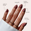 Picture of Glamnetic Press On Nails - Fall Mauve | Opaque Muted Blush Mauve Short Oval False Nails, Reusable Stick On Fake Nails with Glue | Salon Quality | 15 Sizes - 30 Nail Kit