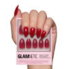 Picture of Glamnetic Press On Nails - Classic Red | Opaque Cool Tone, Timeless Red Short Almond False Nails, Reusable Stick On Fake Nails with Glue | Salon Quality | 15 Sizes - 30 Nail Kit