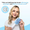 Picture of FHI Heat UNbrush Plus - Curly Hair Brush for Gentle & Effective Detangling on Wet or Dry Fragile Hair Types - Detangler Brush w/ 84 UltraFlex Bristles, Ultra-light, Vented, Anti Static Hairbrush
