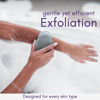 Picture of Avilana Silicone Exfoliating Body Scrubber - Dual-Sided Silicone Loofah for Shower, Body Scrubber for Men & Women, Gentle Loofa Alternative, Easy-to-Clean Silicone Body Scrubber (S2-Gray)