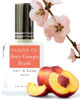 Picture of Juicy Georgia Peach Natural Hair & Body Mist Spray, Pure Essential and Fragrance Oils, Alcohol-Free, Handmade in California, 0.5Fl Oz