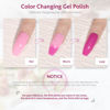 Picture of GAOY Color Changing Gel Nail Polish Set, 6 Temperature Mood Changing Colors Red Pink Purple, Soak Off UV Light Cure Gel Polish for Salon and Nail Art DIY at Home