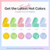Picture of modelones Spring Gel Nail Polish Set, 6 Colors Pastel Yellow Green Pink Purple Blue Shades Pale Macaron Light Colors Valentines Day Nail Art Gel Design for Women Girl Nail Lovers Gift Salon DIY