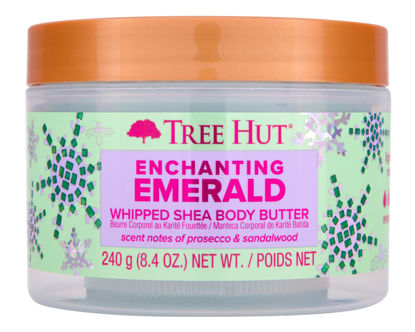 Picture of Tree Hut Enchanting Emerald Whipped Shea Body Butter | Long-lasting Hydration Leaves Skin Feeling Soft & Moisturized | Limited Edition Holiday | 8.4 fl oz.
