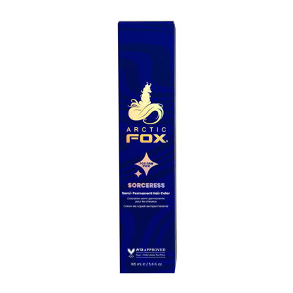 Picture of ARCTIC FOX Vegan and Cruelty-Free Semi-Permanent Hair Color Dye (5.6 Fl Oz, SORCERESS)