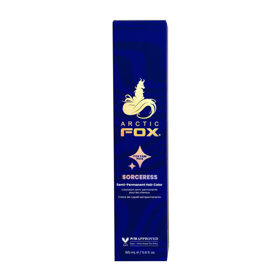 Picture of ARCTIC FOX Vegan and Cruelty-Free Semi-Permanent Hair Color Dye (5.6 Fl Oz, SORCERESS)