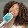 Picture of FHI Heat UNbrush Plus - Curly Hair Brush for Gentle & Effective Detangling on Wet or Dry Fragile Hair Types - Detangler Brush w/ 84 UltraFlex Bristles, Ultra-light, Vented, Anti Static Hairbrush