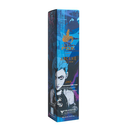 Picture of Arctic Fox x Arcane League of Legends Vegan and Cruelty Free Semi Permanent Hair Color Dye (5.6 Fl Oz, JINX)