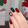 Picture of GAOY Red Christmas Gel Nail Polish Set, 6 Colors White Dark Green Glitter Sparkle Winter Soak Off UV Light Cure Gel Polish Kit for Salon and Nail Art DIY at Home