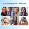 Picture of Volumizing Biotin Shampoo for Thinning Hair - Thin Hair Shampoo with Rosemary Argan and Essential Oils for Hair Care - Vegan Sulfate Free Shampoo for Damaged Dry Hair Paraben and Cruelty Free