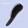 Picture of Crave Naturals Glide Thru Detangling Brush - Pink Detangler Hair Brush for Wet or Dry Hair, Curly or Straight - Gentle on Tangles, Large Hair Brush for All Hair Types - Ideal for Adults and Kids